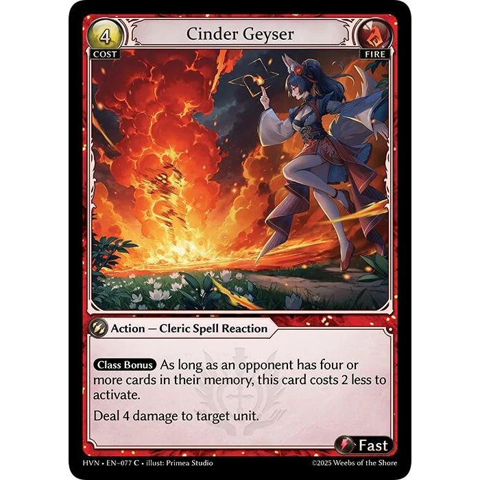 Cinder Geyser (077) (Abyssal Heaven)