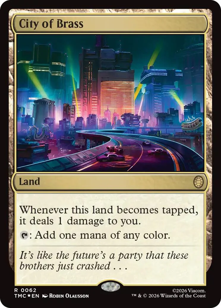 City of Brass (Surge Foil) (62) (Teenage Mutant Ninja Turtles)