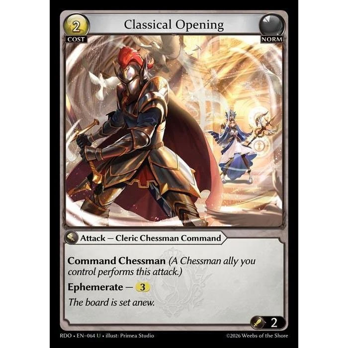 Classical Opening (Curio Foil) (064) (Radiant Origins)