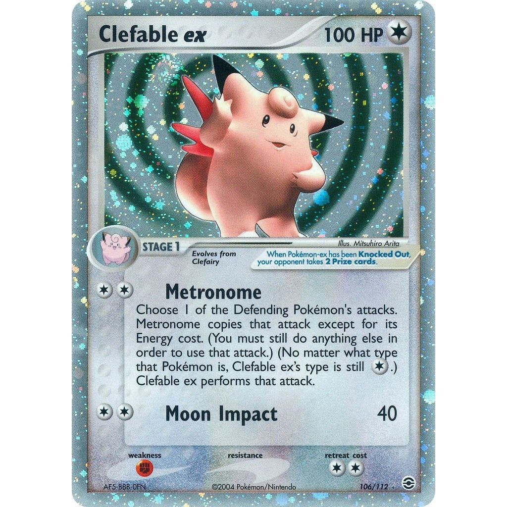 Clefable ex (106/112) (FireRed & LeafGreen)