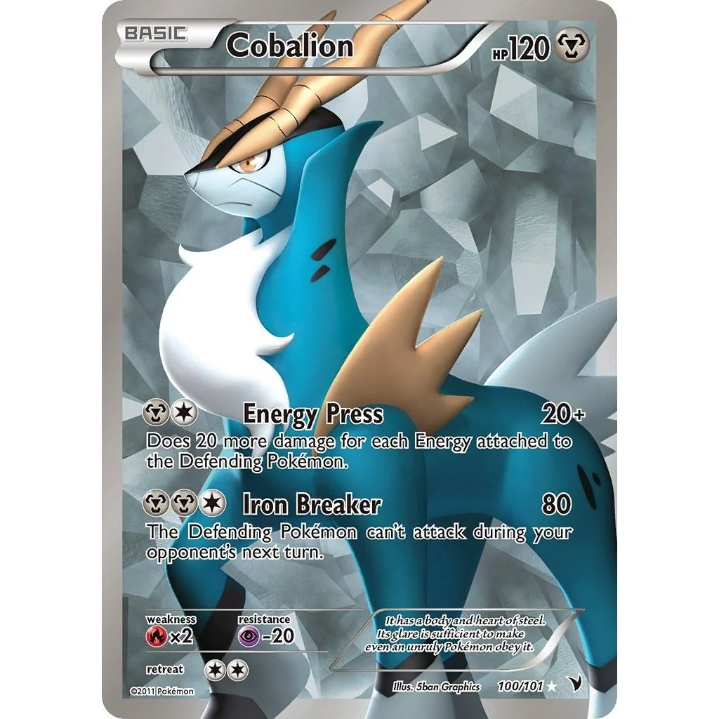 Cobalion (100 Full Art) (100/101) (Noble Victories)