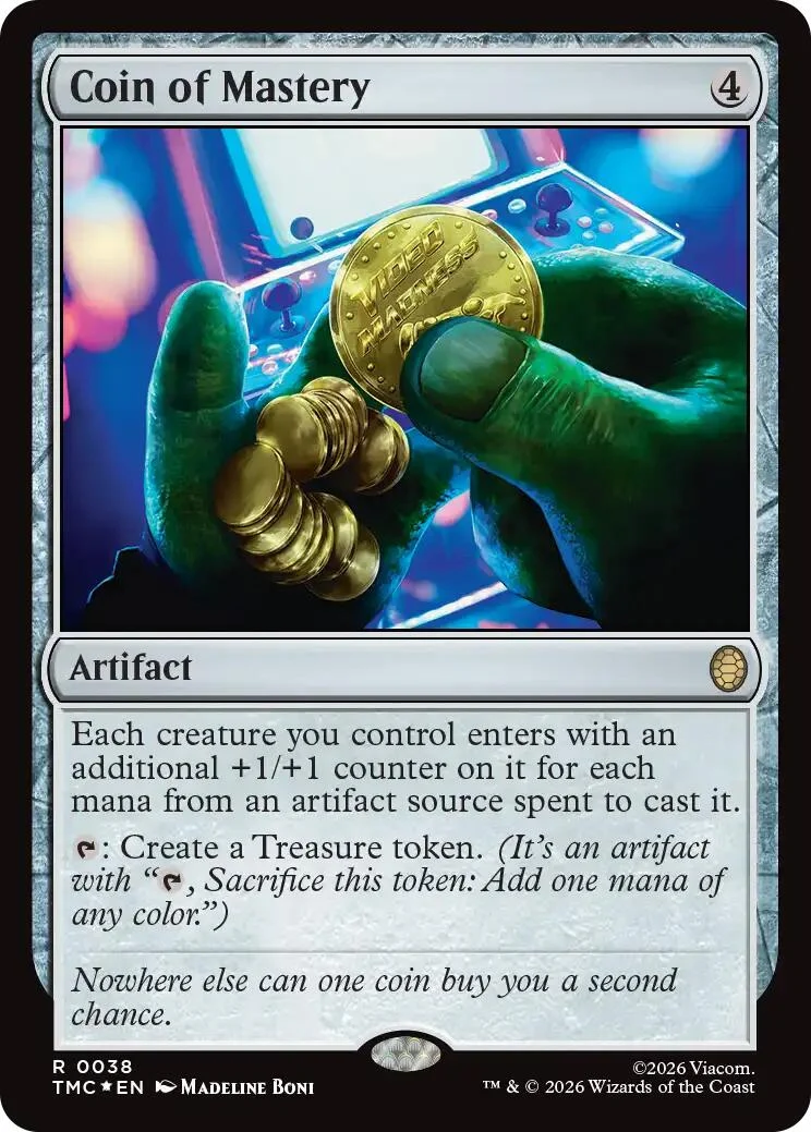 Coin of Mastery (Surge Foil) (38) (Teenage Mutant Ninja Turtles)