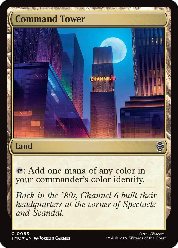 Command Tower (Surge Foil) (63) (Teenage Mutant Ninja Turtles)