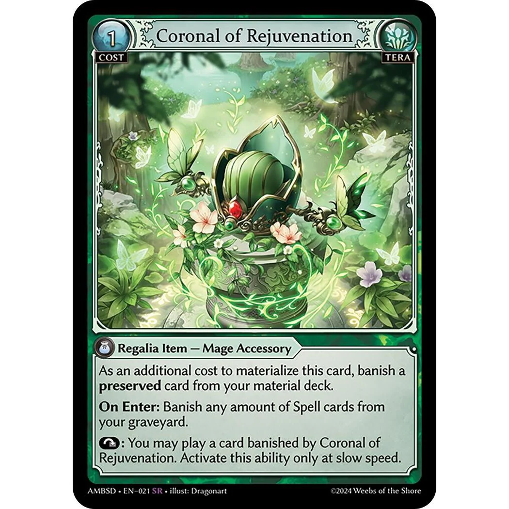 Coronal of Rejuvenation (021) (Mortal Ambition Starter Decks)