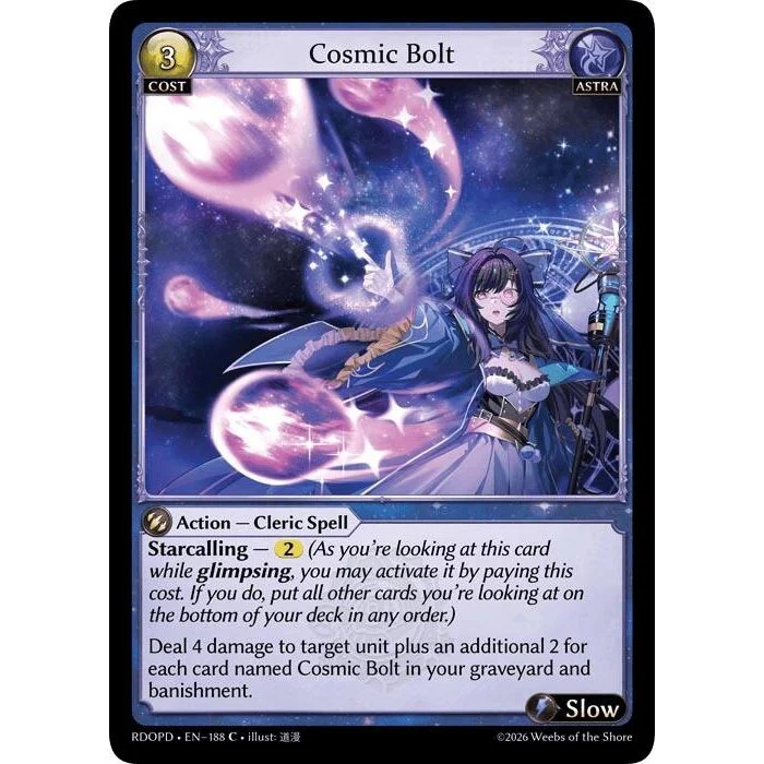 Cosmic Bolt (188) (Radiant Origins: Pantheon)