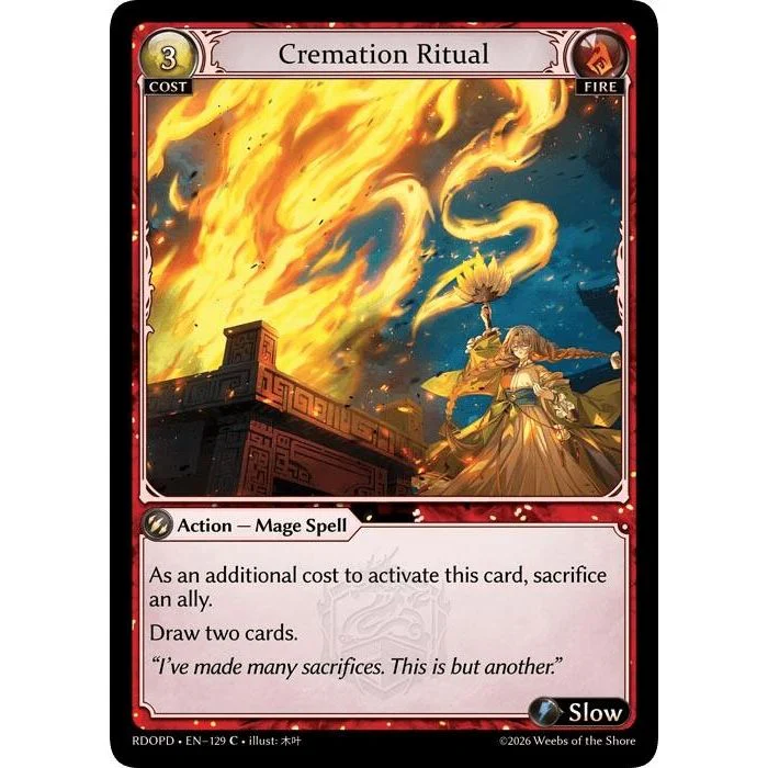 Cremation Ritual (129) (Radiant Origins: Pantheon)