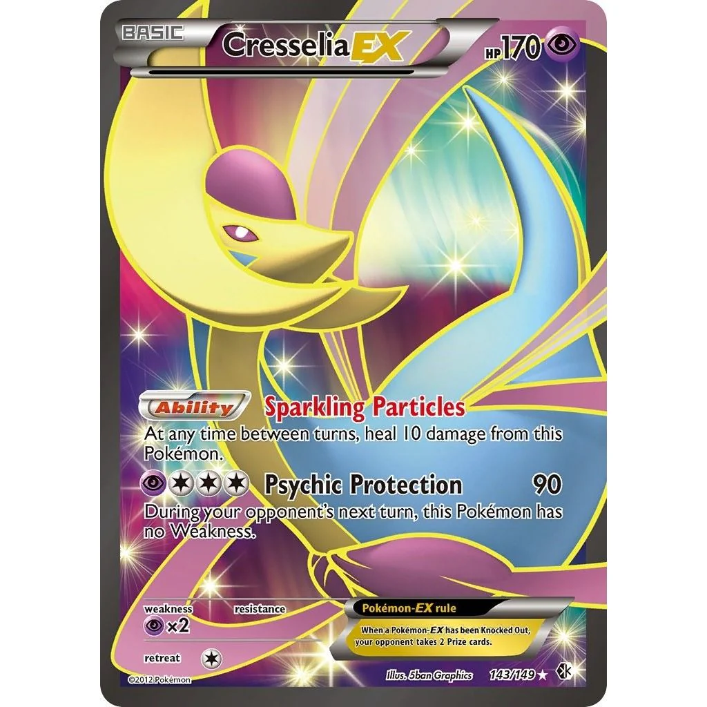 Cresselia EX (143 Full Art) (143/149) (Boundaries Crossed)