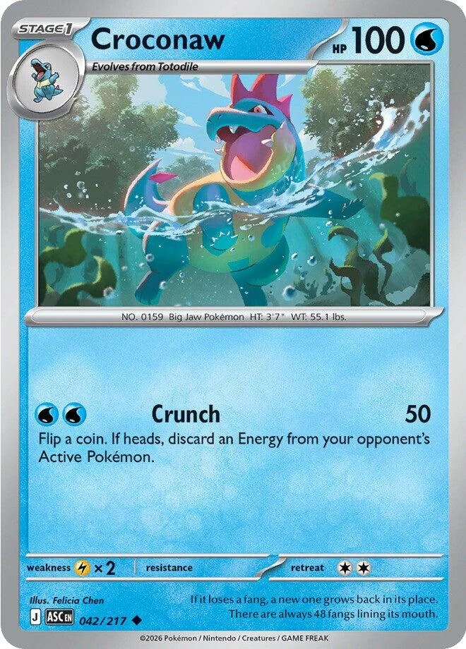 Croconaw (042/217) (ME: Ascended Heroes)