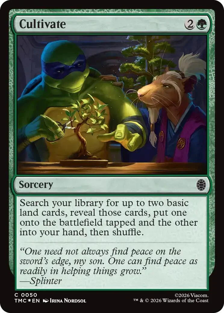 Cultivate (Surge Foil) (50) (Teenage Mutant Ninja Turtles)