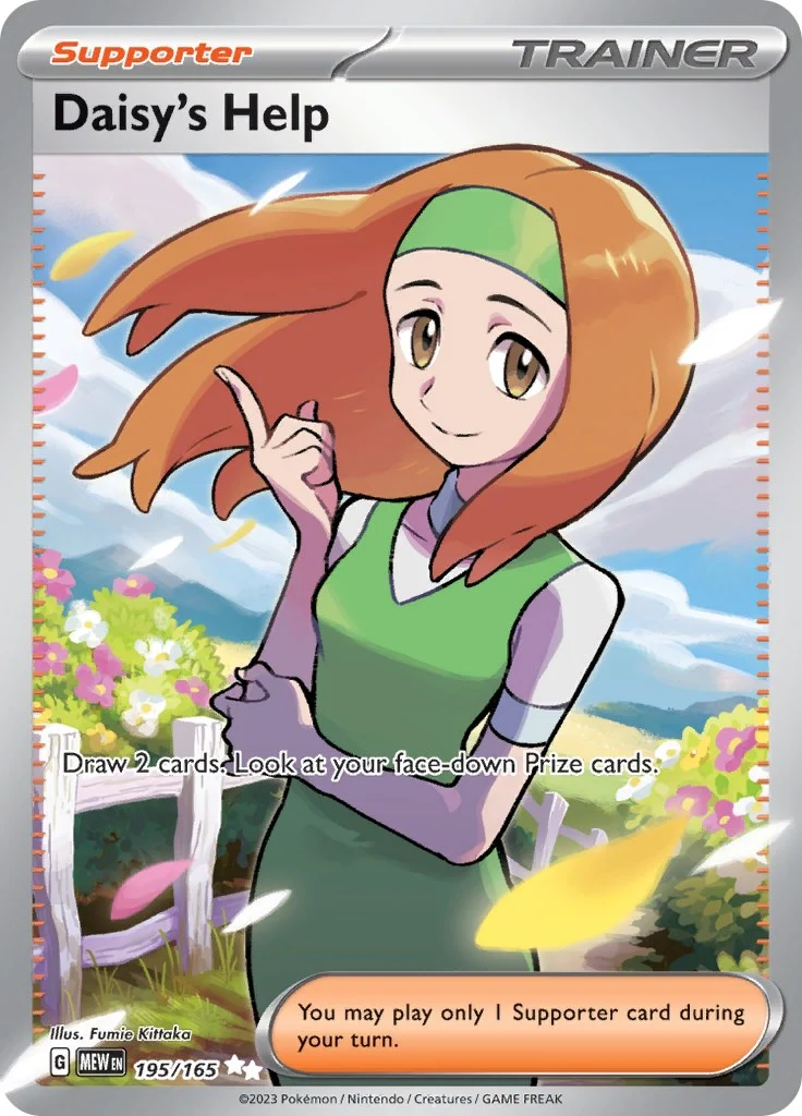 Daisy's Help (195/165) (SV: Scarlet & Violet 151)