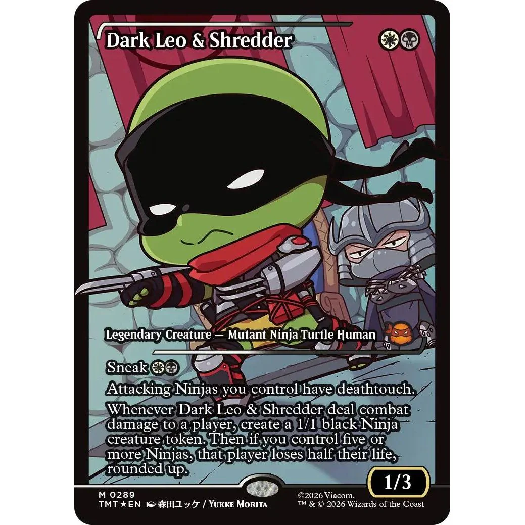 Dark Leo & Shredder (Showcase) (289) (Teenage Mutant Ninja Turtles)