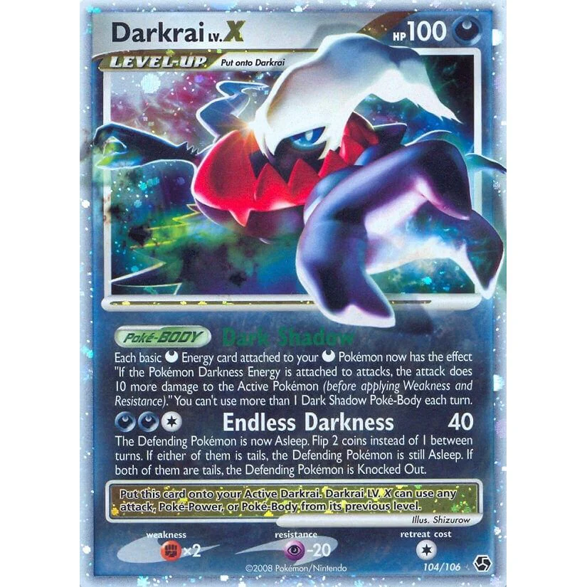 Darkrai LV.X (104/106) (Great Encounters)