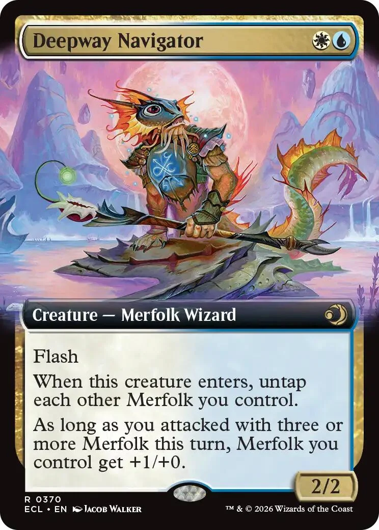 Deepway Navigator (Extended Art) (370) (Lorwyn Eclipsed)