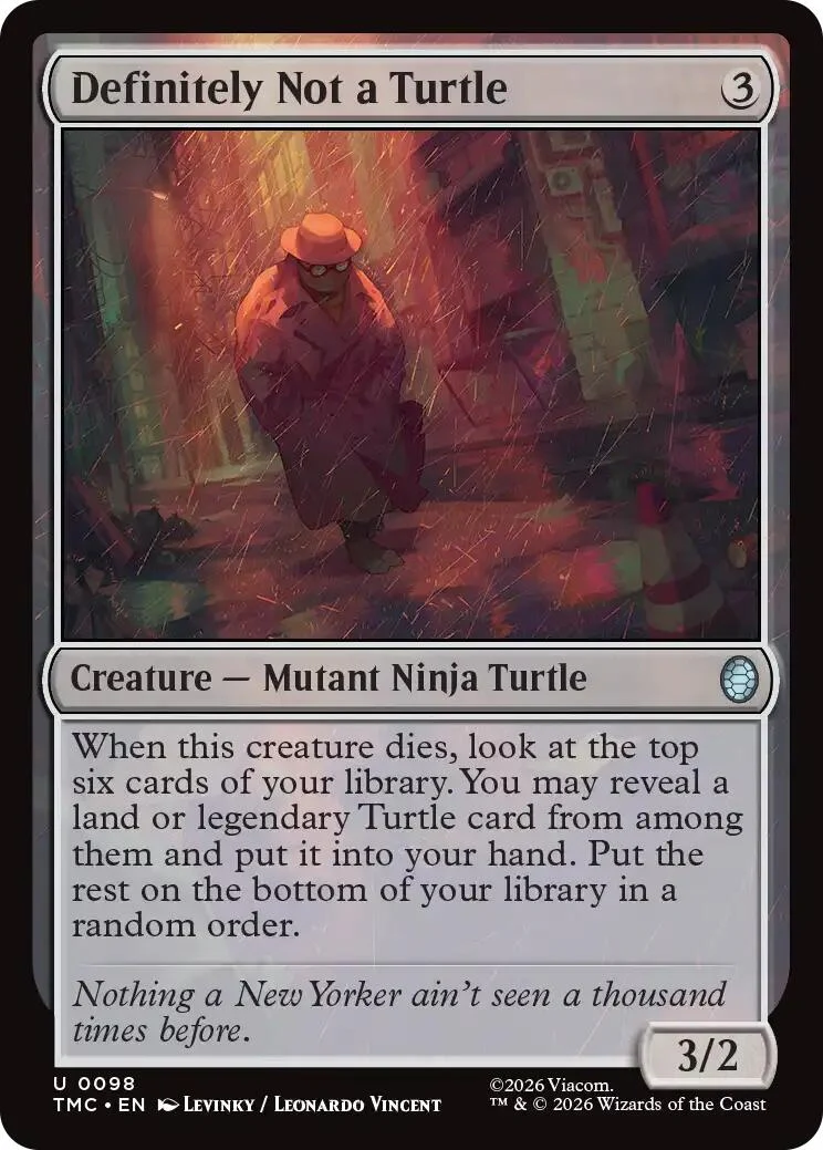 Definitely Not a Turtle (98) (Teenage Mutant Ninja Turtles)