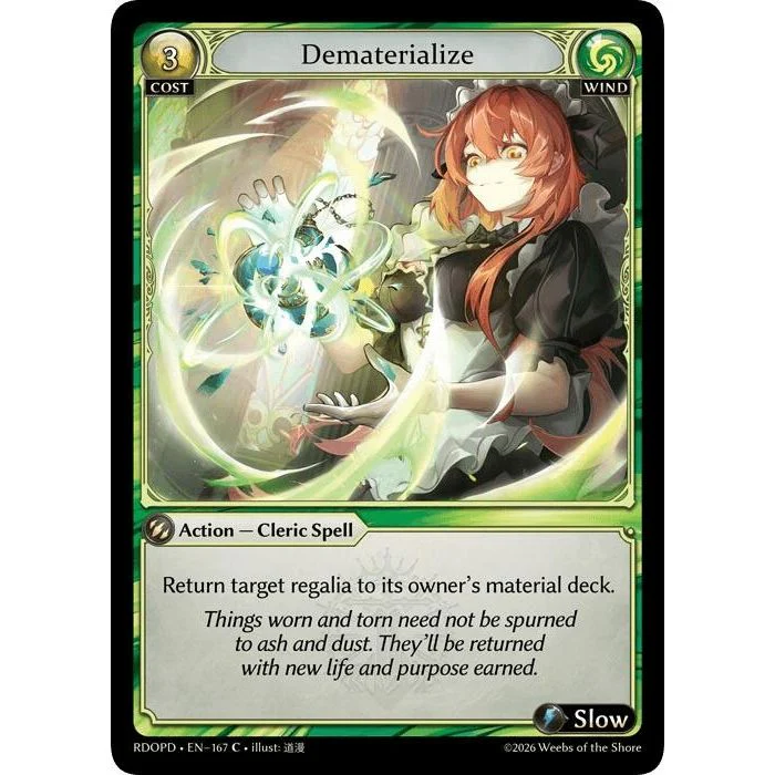 Dematerialize (167) (Radiant Origins: Pantheon)
