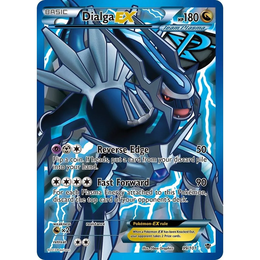 Dialga EX (Team Plasma) (99 Full Art) (99/101) (Plasma Blast)
