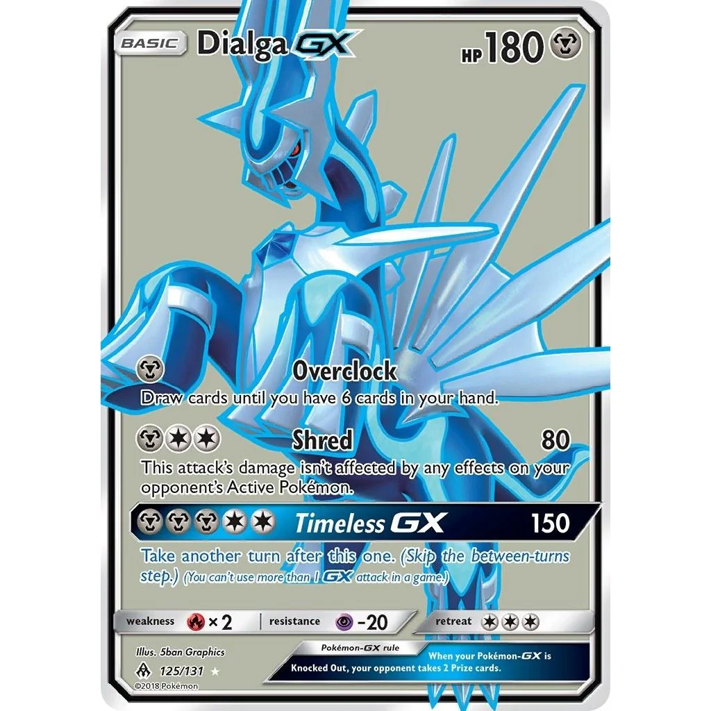 Dialga GX (Full Art) (125/131) (SM - Forbidden Light)
