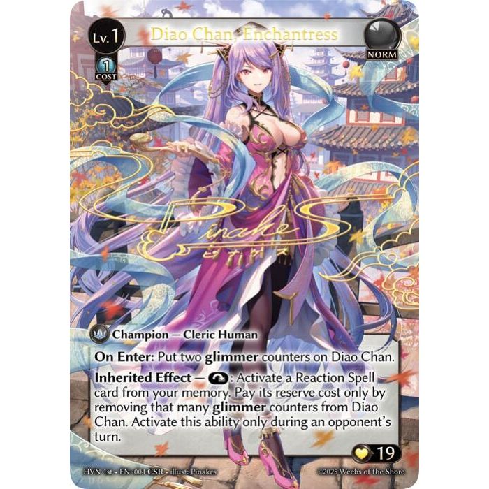 Diao Chan, Enchantress (CSR) (004) (Abyssal Heaven)