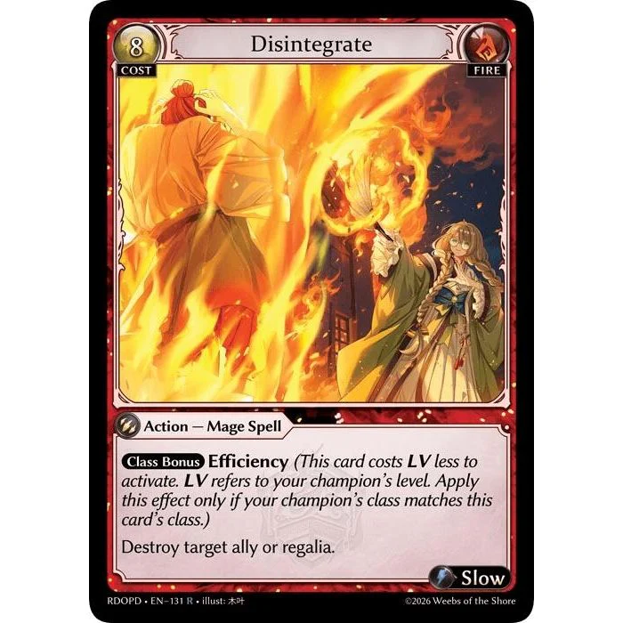 Disintegrate (131) (Radiant Origins: Pantheon)