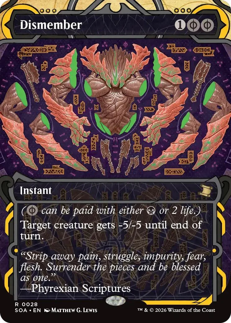 Dismember (28) (Secrets of Strixhaven: Mystical Archive)