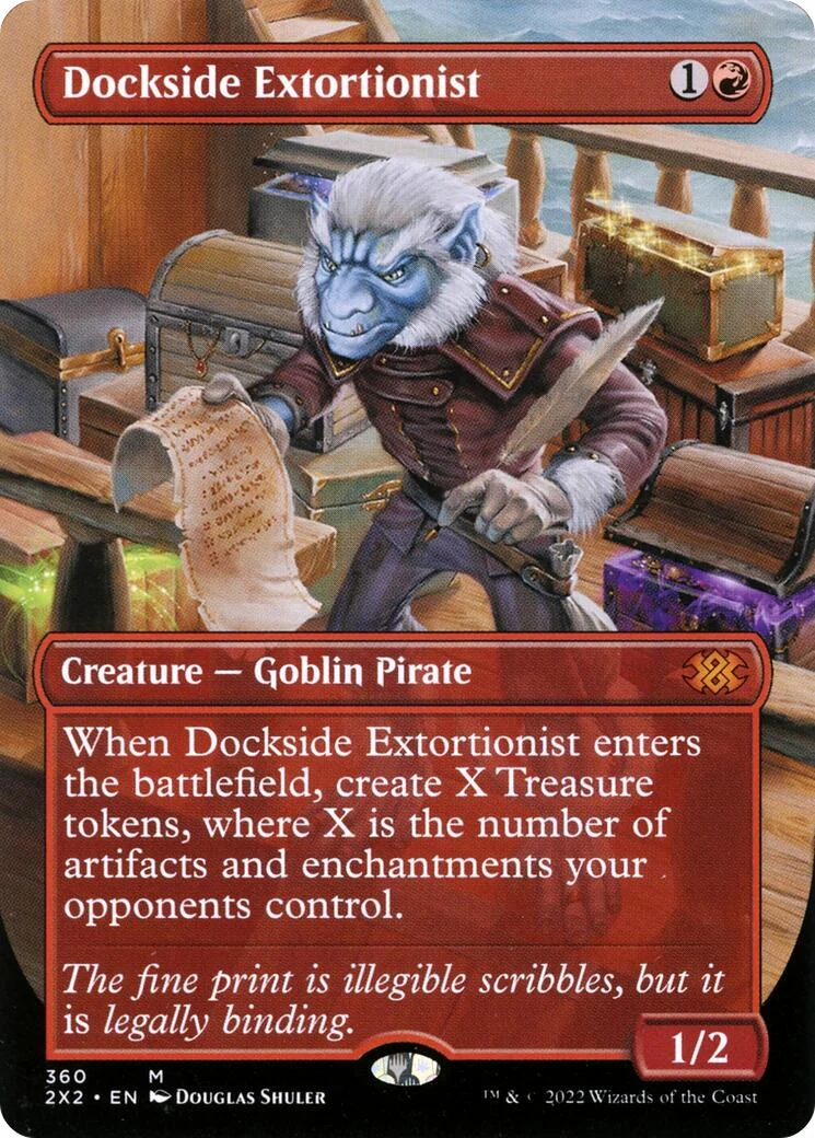 Dockside Extortionist (Borderless) (360) (Double Masters 2022)