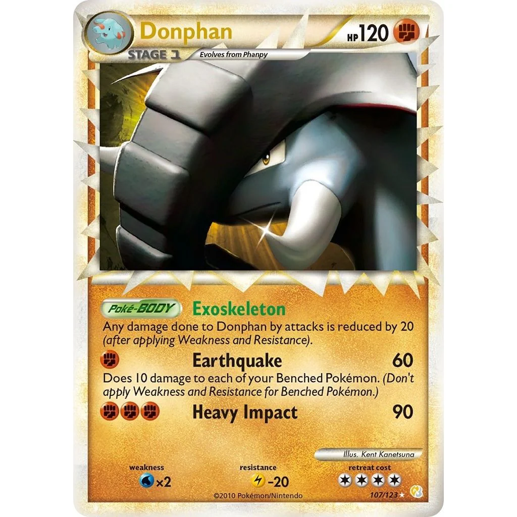 Donphan (Prime) (107/123) (HeartGold SoulSilver)