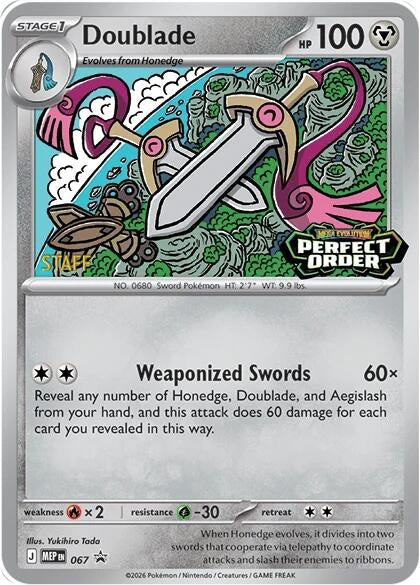 Doublade - 067 [Staff] (067) (ME: Mega Evolution Promo)