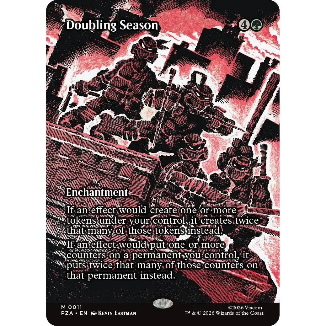 Doubling Season (Borderless) (11) (Teenage Mutant Ninja Turtles Source Material)