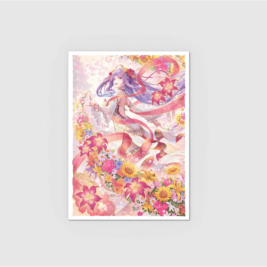 Dragon Shield - Grand Archive - 'Diao Chan, Idyll Corsage' Matte Textured Back Art Sleeves (BOX OF 100) - Image 2