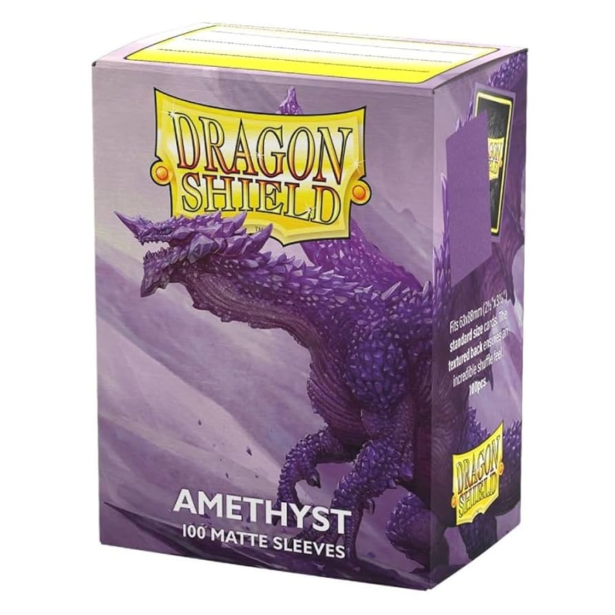 Dragon Shield - Standard 'Amethyst' Matte Sleeves 100 pack
