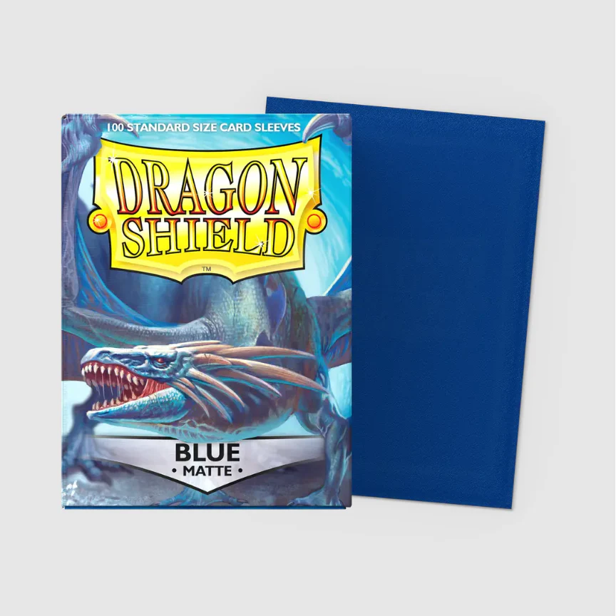 Dragon Shield - Standard 'Blue' Matte Sleeves 100 pack