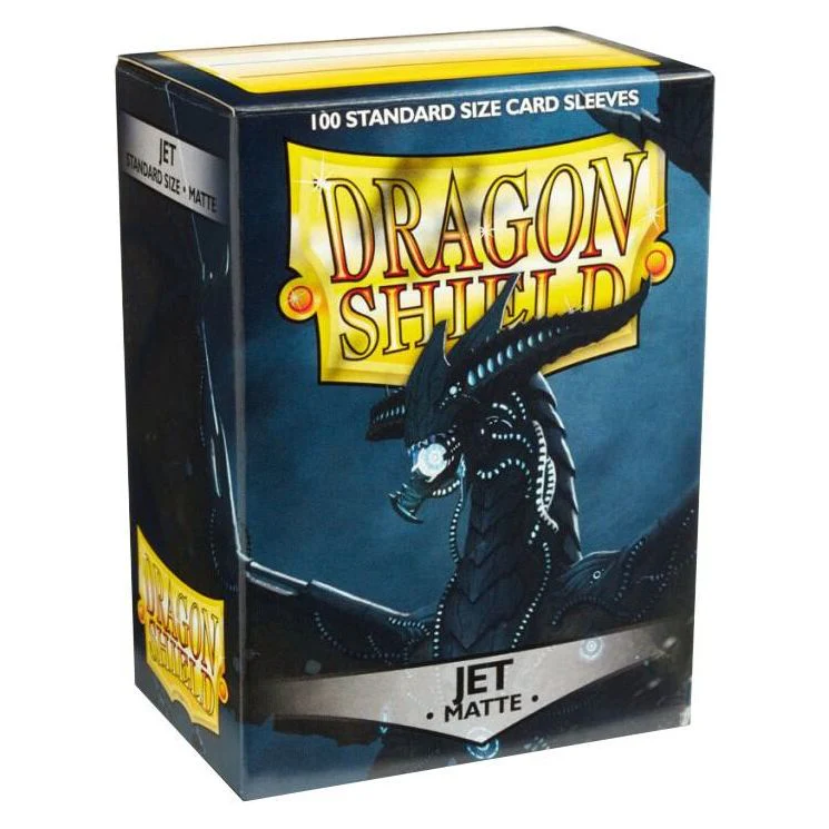 Dragon Shield - Standard 'Jet' Matte Sleeves 100 pack