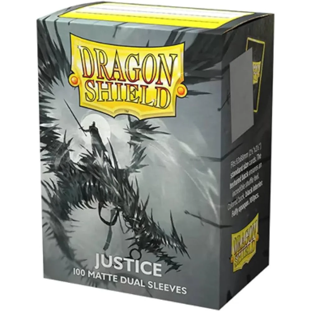 Dragon Shield - Standard 'Justice' DUAL Matte Sleeves 100 pack
