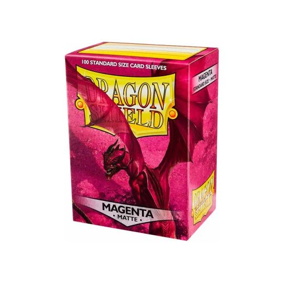Dragon Shield - Standard 'Magenta' Matte Sleeves 100 pack