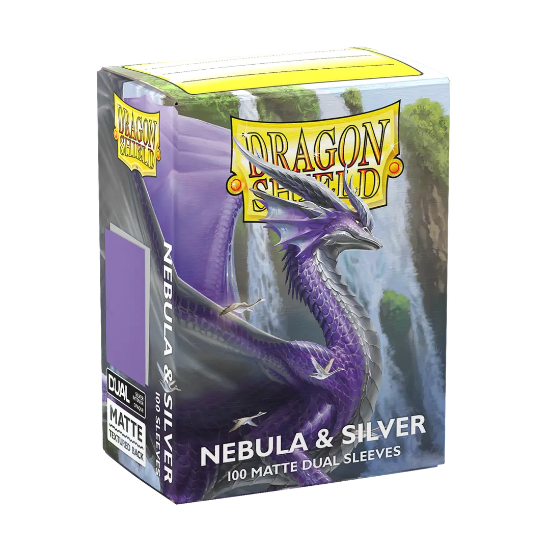 Dragon Shield - Standard 'Nebula & Silver' DUAL Matte Sleeves 100 pack - Image 3