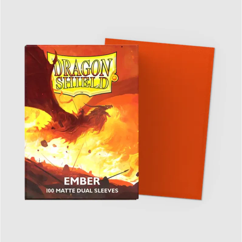 Dragon Shield - Standard 'Ember' DUAL Matte Sleeves 100 pack
