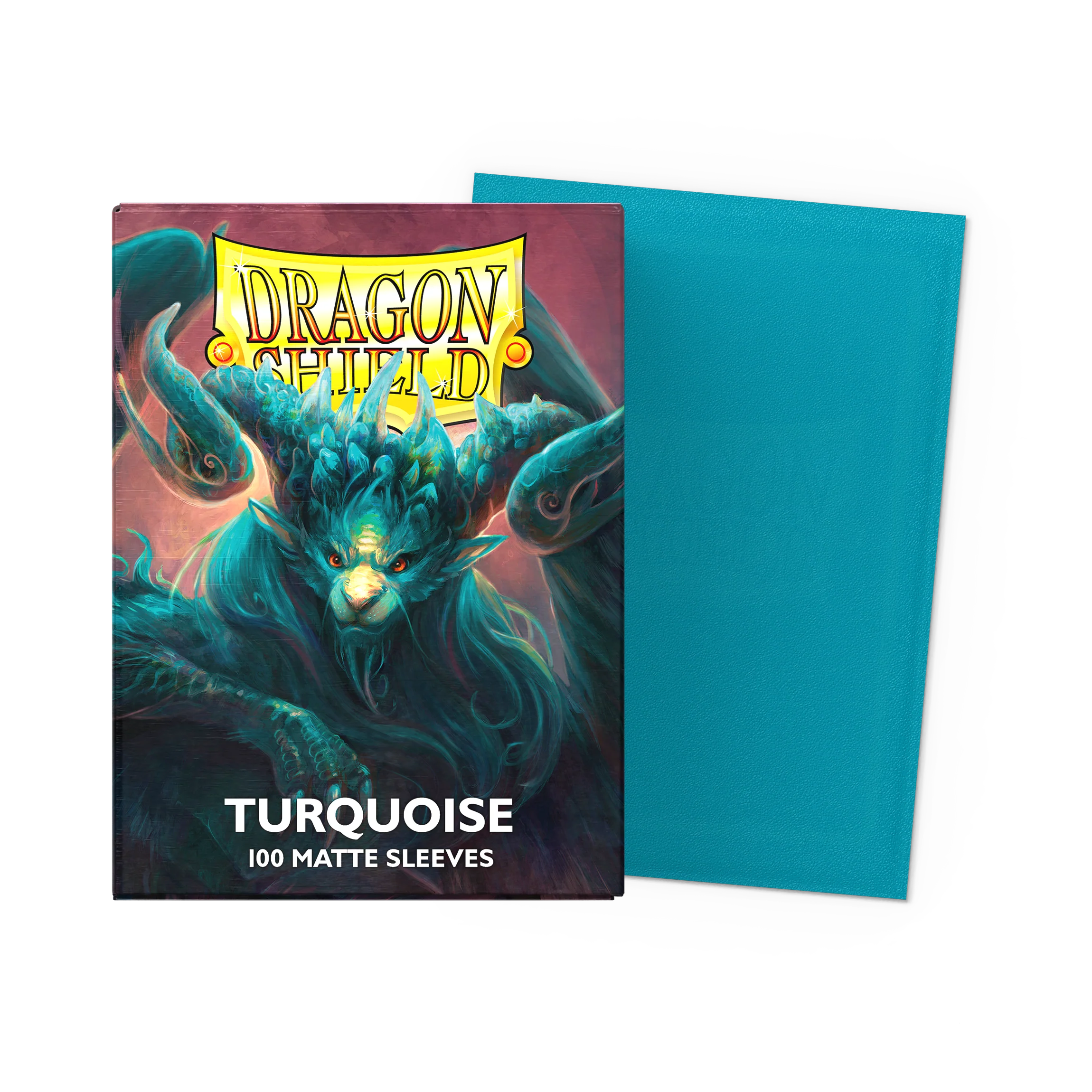 Dragon Shield - Standard 'Turquoise' Matte Sleeves 100 pack