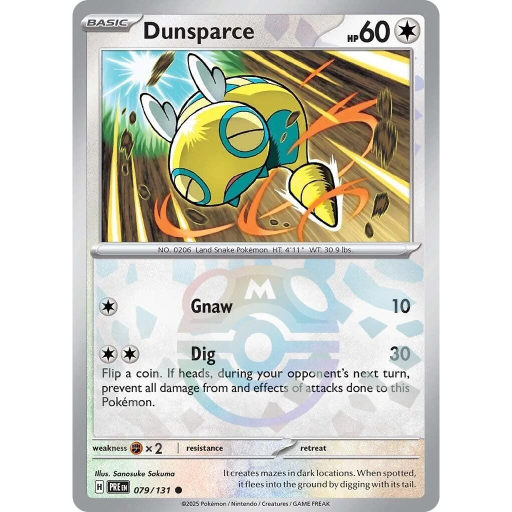 Dunsparce (Master Ball Pattern) (079/131) (SV: Prismatic Evolutions)