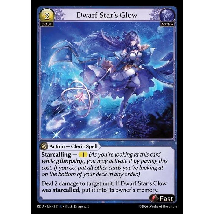 Dwarf Star's Glow (314) (Radiant Origins)