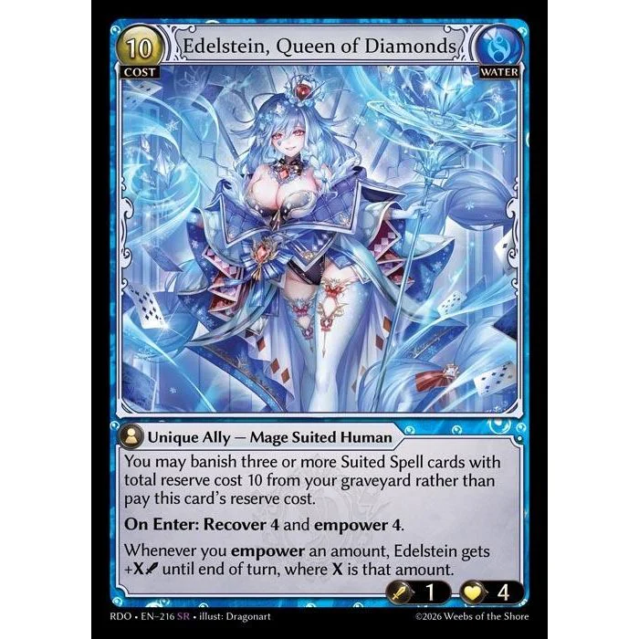 Edelstein, Queen of Diamonds (216) (Radiant Origins)