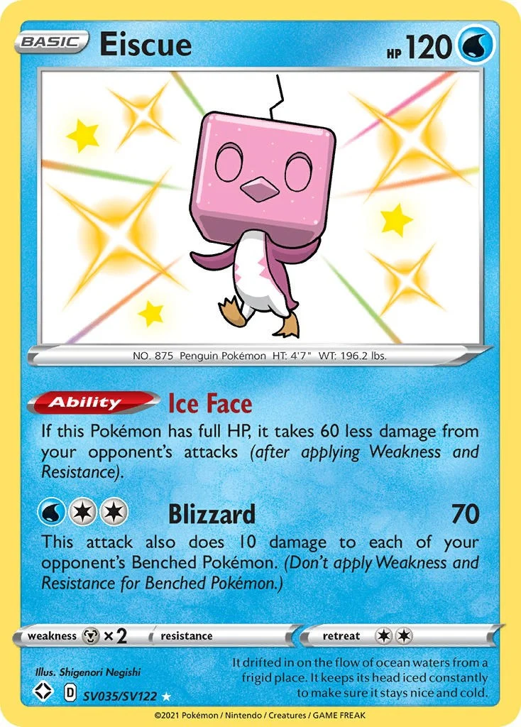Eiscue (SV035/SV122) (Shining Fates: Shiny Vault)