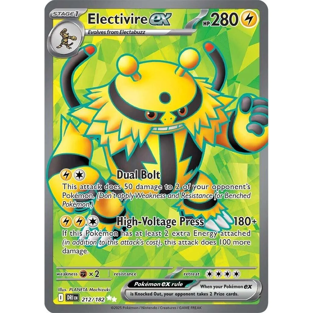 Electivire ex (212/182) (SV10: Destined Rivals)