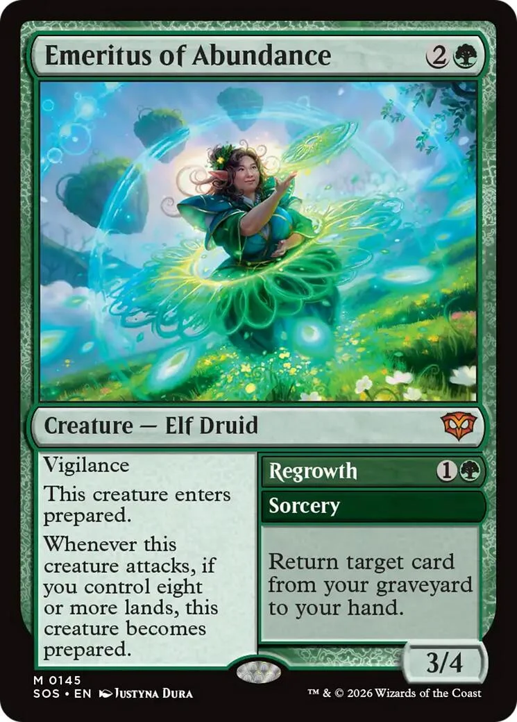 Emeritus of Abundance (145) (Secrets of Strixhaven)