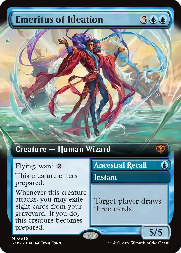 Emeritus of Ideation (Extended Art) (315) (Secrets of Strixhaven)
