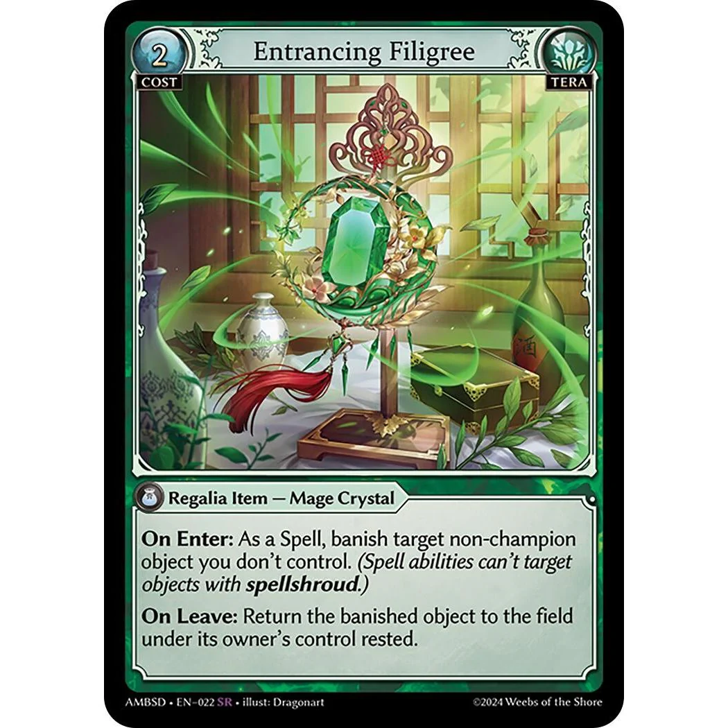 Entrancing Filigree (022) (Mortal Ambition Starter Decks)