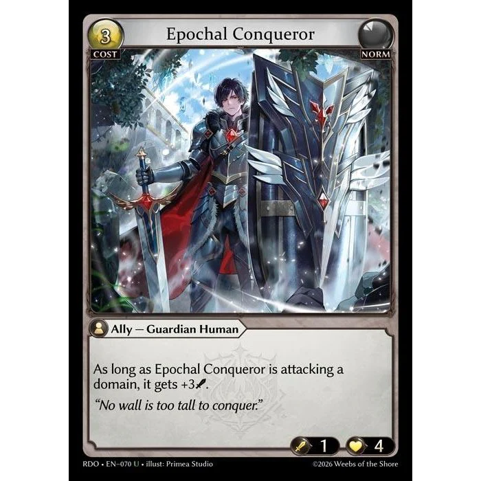 Epochal Conqueror (Curio Foil) (070) (Radiant Origins)