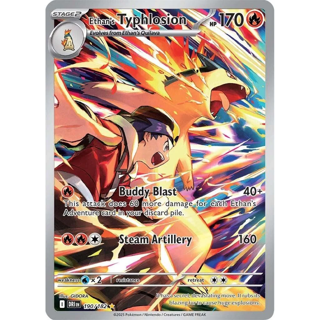 Ethan's Typhlosion (190/182) (SV10: Destined Rivals)