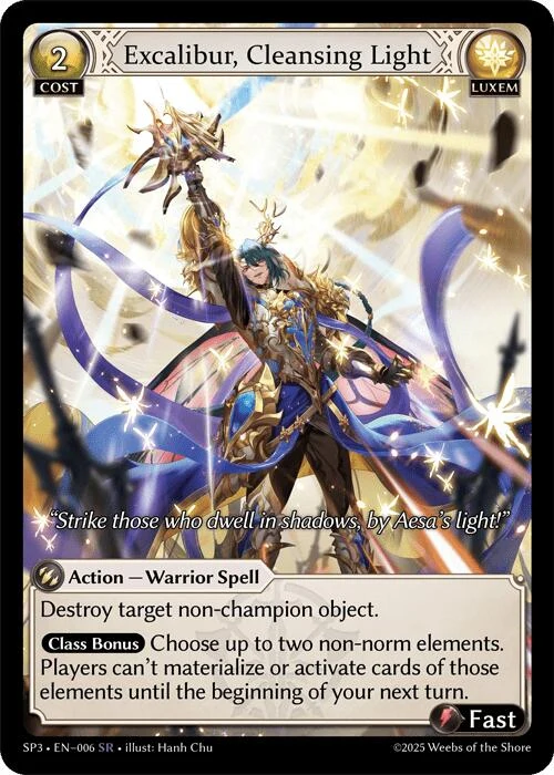 Excalibur, Cleansing Light (006) (Supporter Pack 3)
