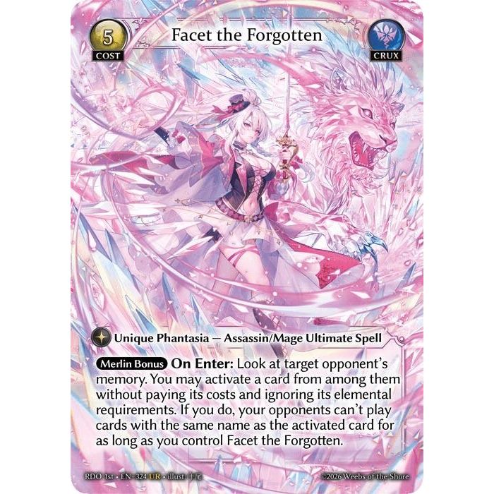 Facet the Forgotten (324) (Radiant Origins)