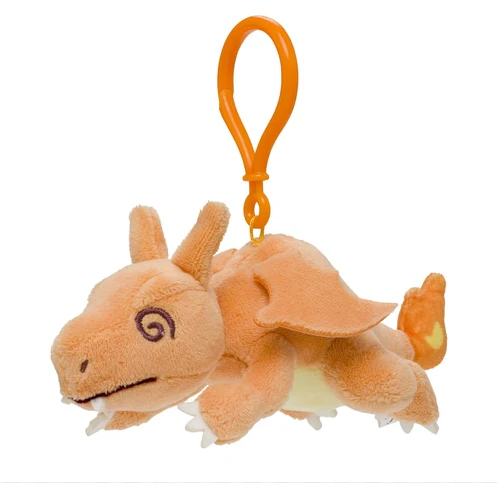 Fainted Charizard Carabiner - Pokémon Centre Plush Keychain - Image 2